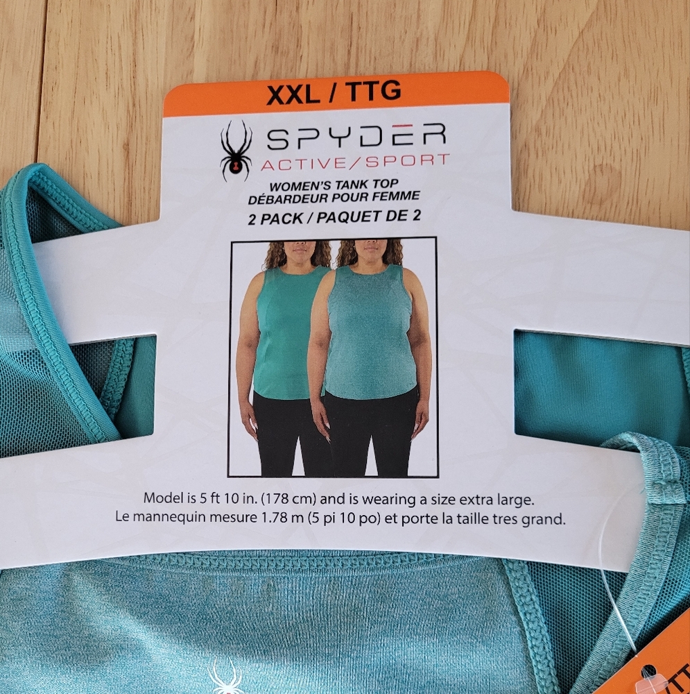 2pk Spyder Tanks ~ XXL
